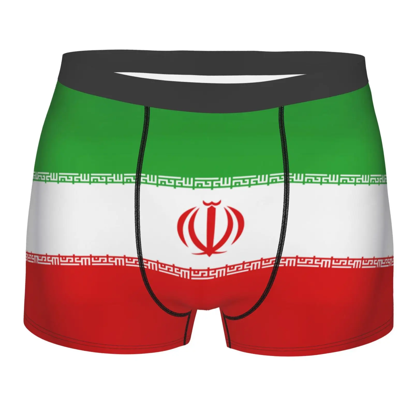 Flag of Iran Pattern Men's Underwear Healthy Soft Comfortable High-Quality Men's Briefs Stylish Trendy Casual Sports Panties