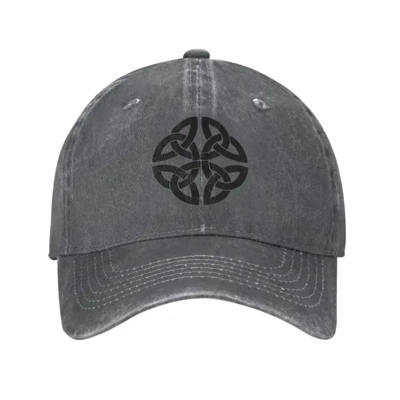 Punk Unisex Cotton Celtic Knot Celts Symbol Baseball Cap Adult Adjustable Dad Hat for Men Women Hip Hop