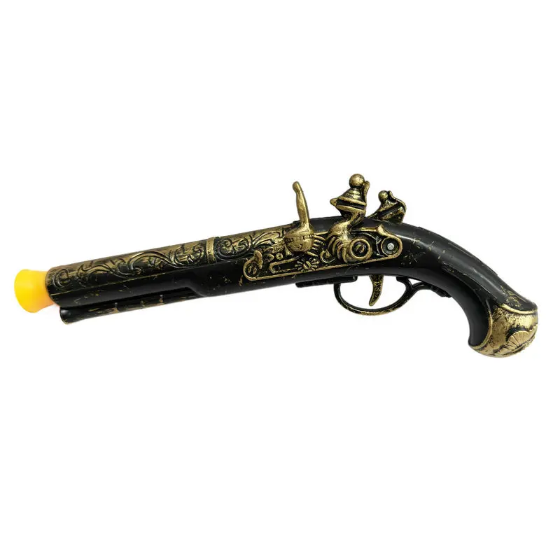 Accesorios de Disfraz de Pirata, 8 Piezas: Parche para Ojo, Gancho, Pistola, Espada, Brújula, Telescopio, Parche para Ojo, Accesorios para Fiesta