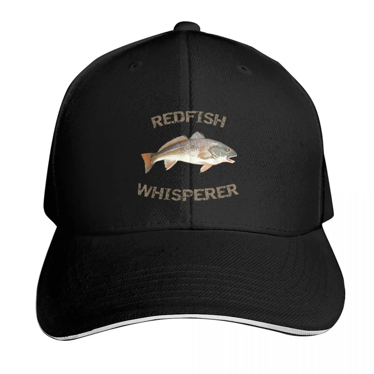 Redfish Whisperer Redfish T-Shirt Red Drum Fish Shirt Baseball Cap Winter hat New In Hat Trucker Cap Sun Hats For Women Men's