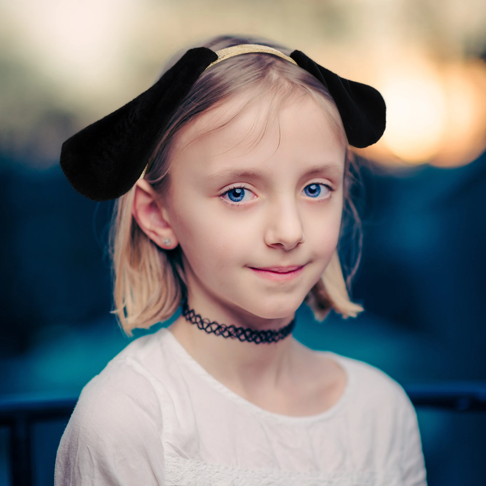 

2Sets Animal Headgear Costume Props Kids Stage Performance Cosplay Party Supplies Children Animal Ears Hair Decor