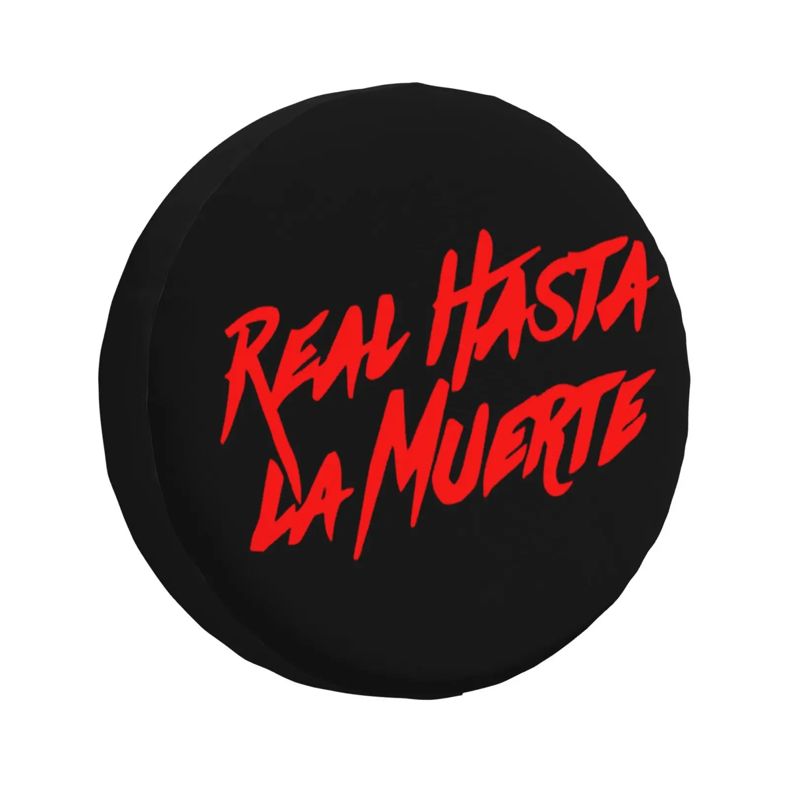 Real H-Hasta L-La Muerte Cubierta de neumático de repuesto Universal 4WD 4x4SUV Cubierta protectora de rueda Accesorios automotrices 14 15 16 17 pulgadas