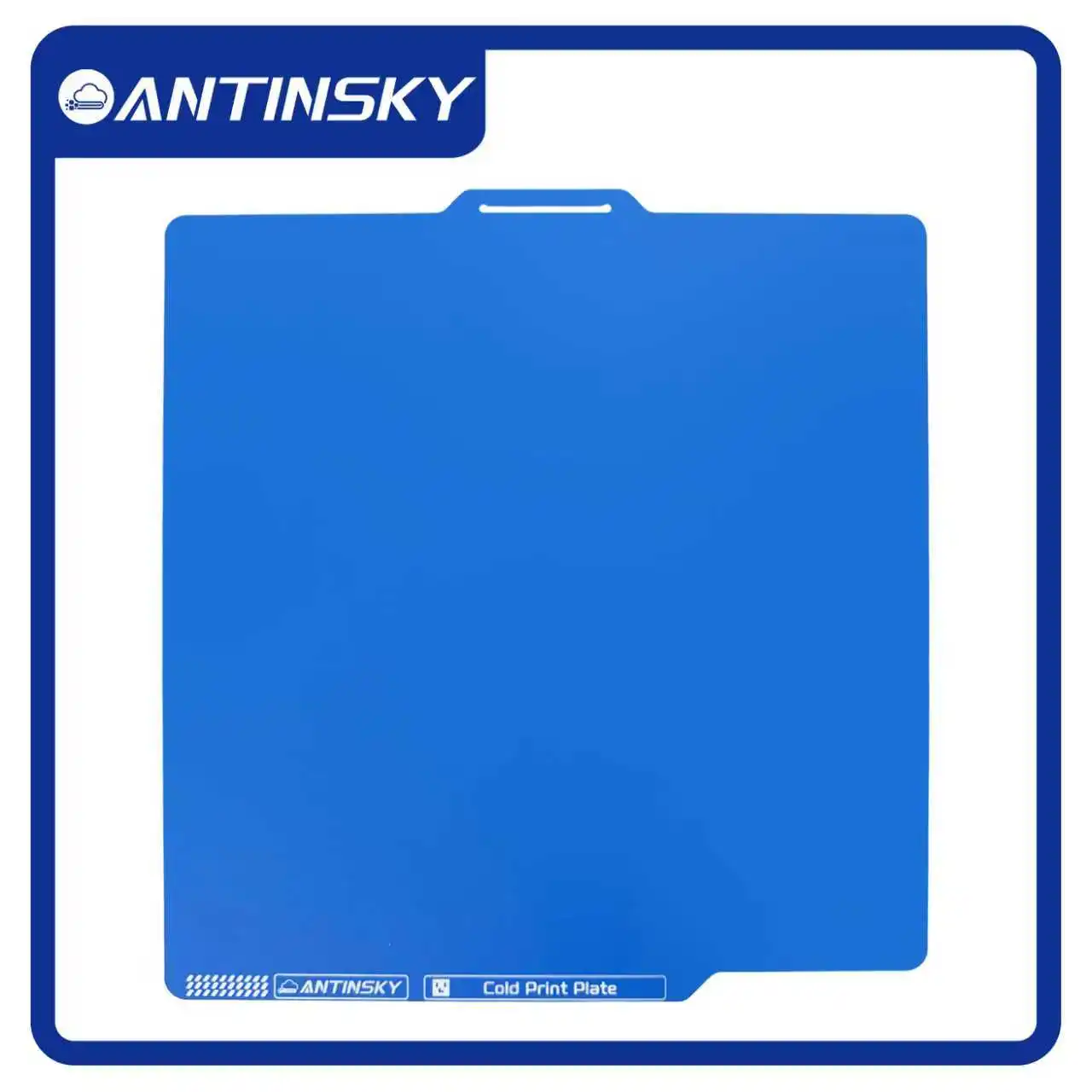Antinsky For Bambu lab Cold PEI Plate 257*257mm/184*184mm Smooth Double Sided Flexible Magnetic Steel 26℃ Low temperature print