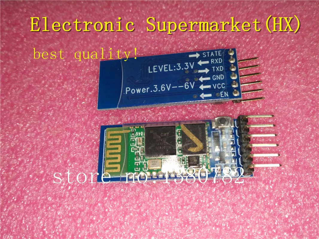 

10pcs/lots HC05 anti-reverse, integrated Bluetooth serial pass-through module, HC-05 master-slave 6pin In stock!