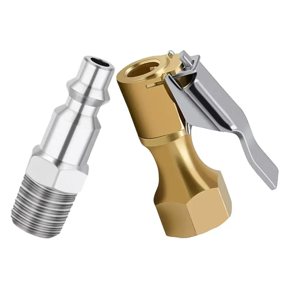 

Quick Inflation Nozzle Air Chuck Connect Heavy Duty Locking Nozzles for Compressor Tire