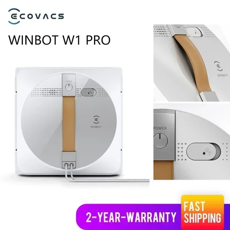 

Оригинальный 100-240 В ECOVACS WINBOT W1 PRO интеллектуальный робот для мытья окон с защитой от столкновений, робот-пылесос