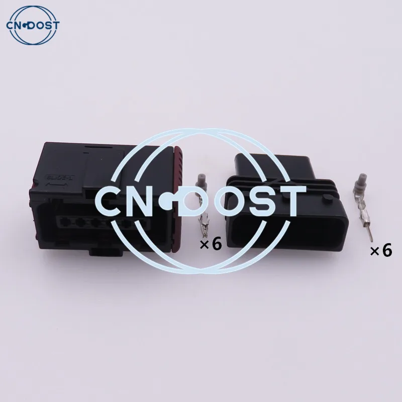 6 Pin 6-929264-2 6-929265-2 Accelerator Pedal Connector Socket AC Assembly For Chevrolet Fiat Hyundai VW AUDI Kia Mitsubishi