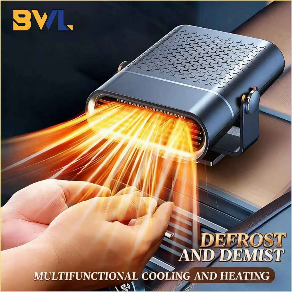 

24 В портативный автомобильный обогреватель, вентилятор, быстрый нагрев, двойной вентиляционный размораживатель, удаление снега, туманоуловитель лобового стекла для зимнего вождения