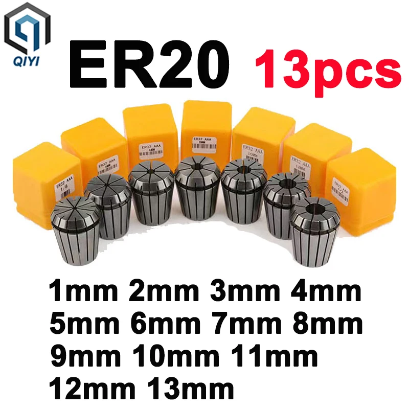 ER11 ER16 ER20 ER25 Collet Chuck Set 1-16mm Spring Collet For CNC Machining Center Engraving Machine Lathe Mill Tool ER Collect