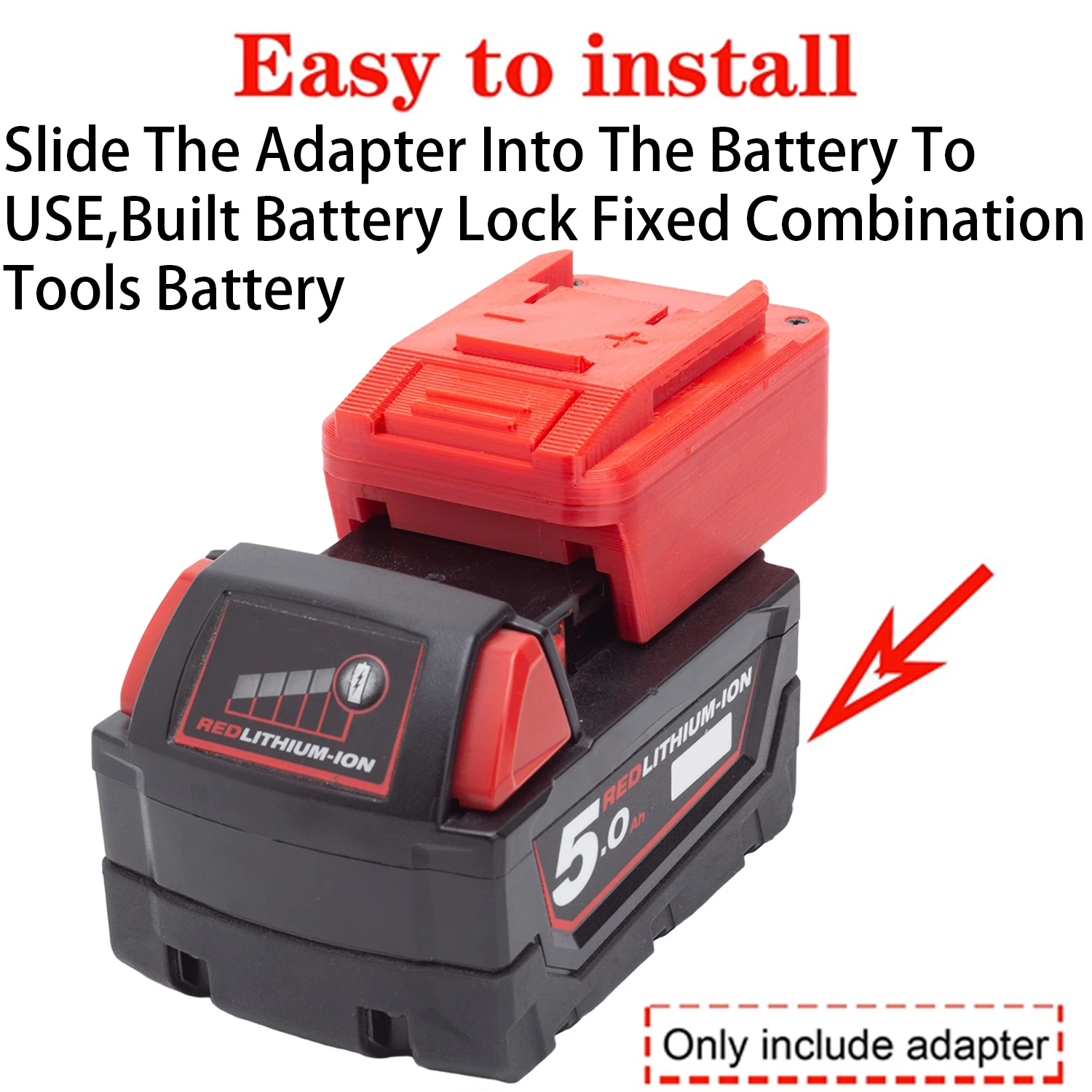 Adaptador de batería para Einhell X-Change/Ozito, conversión de herramientas de 18V para Milwaukee, convertidor de batería de io