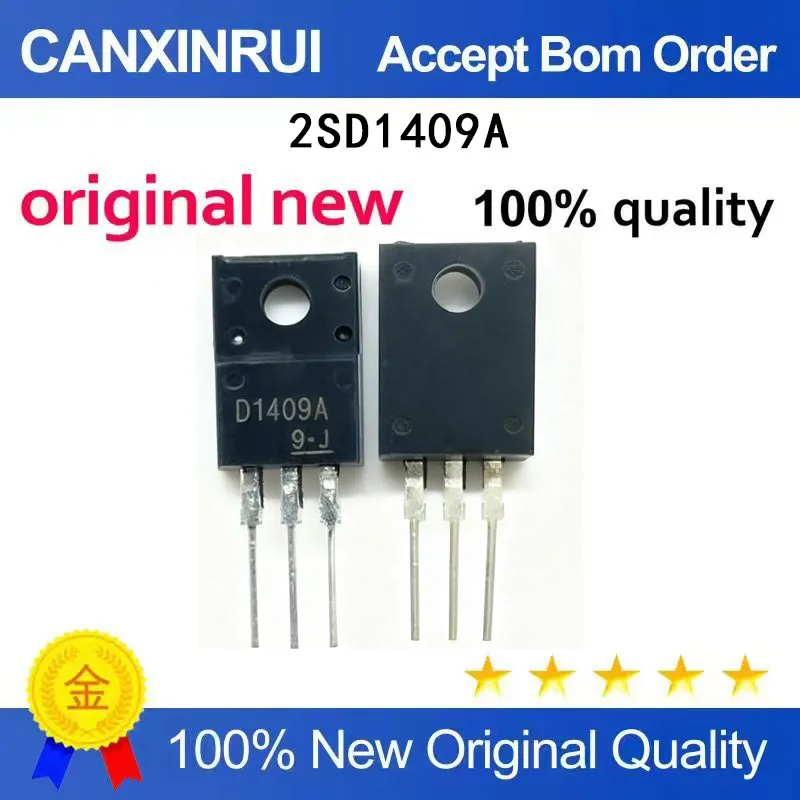 (5-100 Pieces)Brand new 2SD1409A D1409A direct insertion TO-220F transistor spot chip