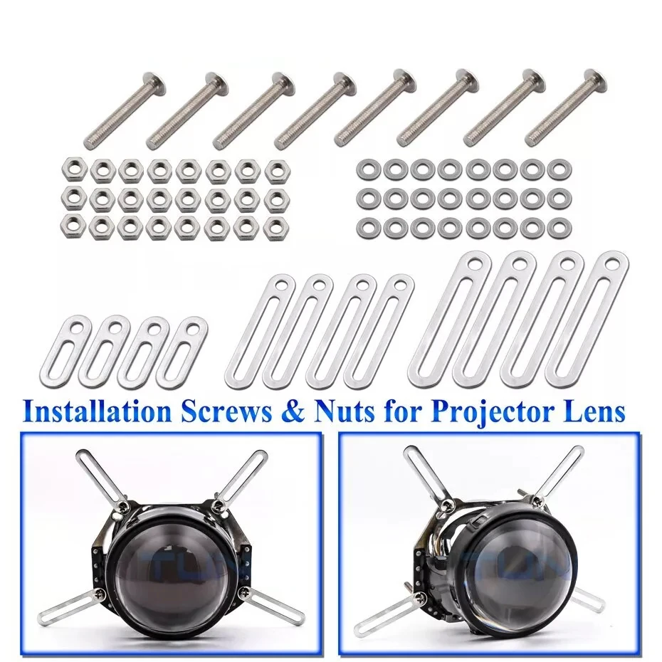 

Modify Screws For Hella 3R G5/Koito Q5 LED Lens Connecting Plates For Bi-xenon Projector Lens Headlight Retrofit Tool Accessory