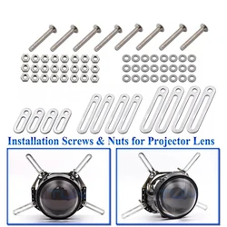 Modify Screws For Hella 3R G5/Koito Q5 LED Lens Connecting Plates For Bi-xenon Projector Lens Headlight Retrofit Tool Accessory