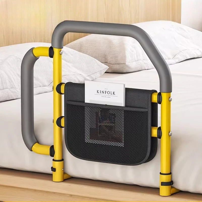 Bedside Rail for Elderly, No-Drill Standing Assist Handle, Adjustable Bed Support Bar for Disabled & Post-Surgery, Home Use