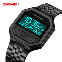 Skmei New Multi-Functional Small Square Electronic Watch Men's Business Tetragonum Luminous Waterproof Electronic Watch 2350