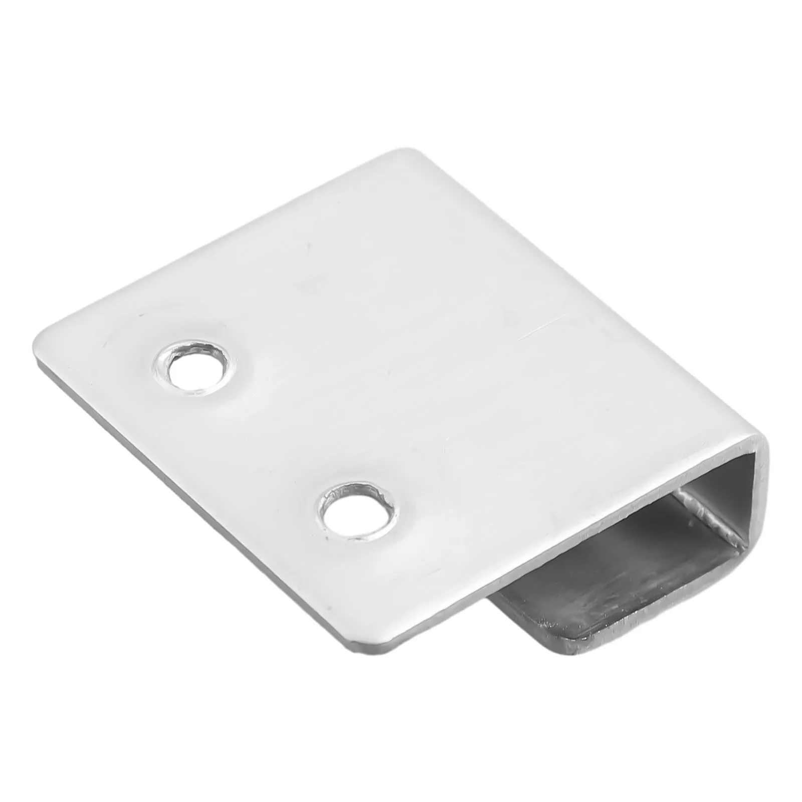 Silver U-shape Stainless Steel Hanging Code Ceramic Tile Display Buckle Corner Brackets Joint Fastener Screens Wall Support