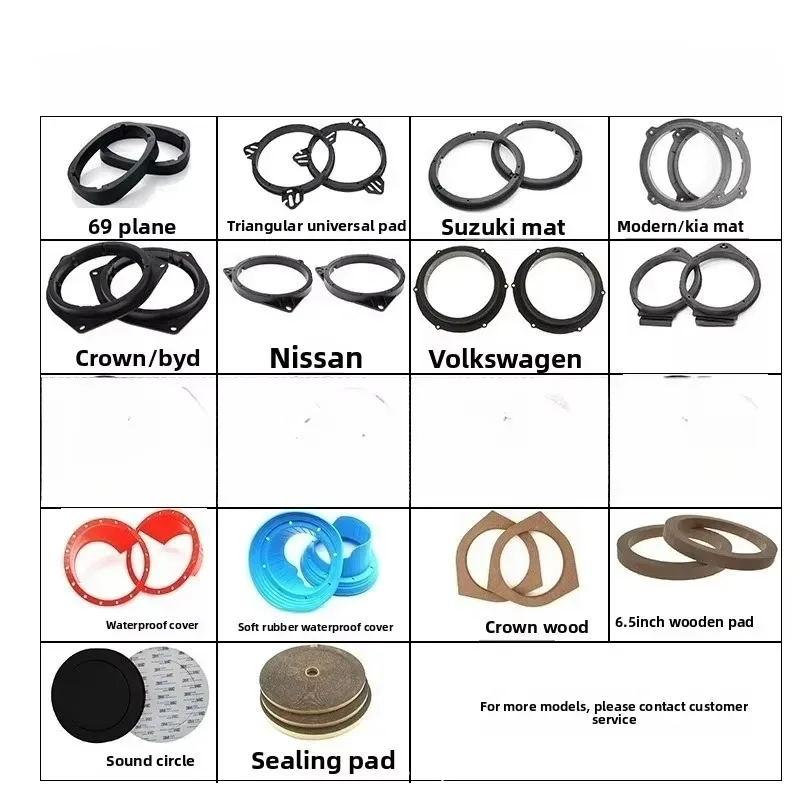 2 قطعة ل كورولا لا حاجة للحفر الجبهة القرن مكبر الصوت محول فاصل خواتم 2001-2011