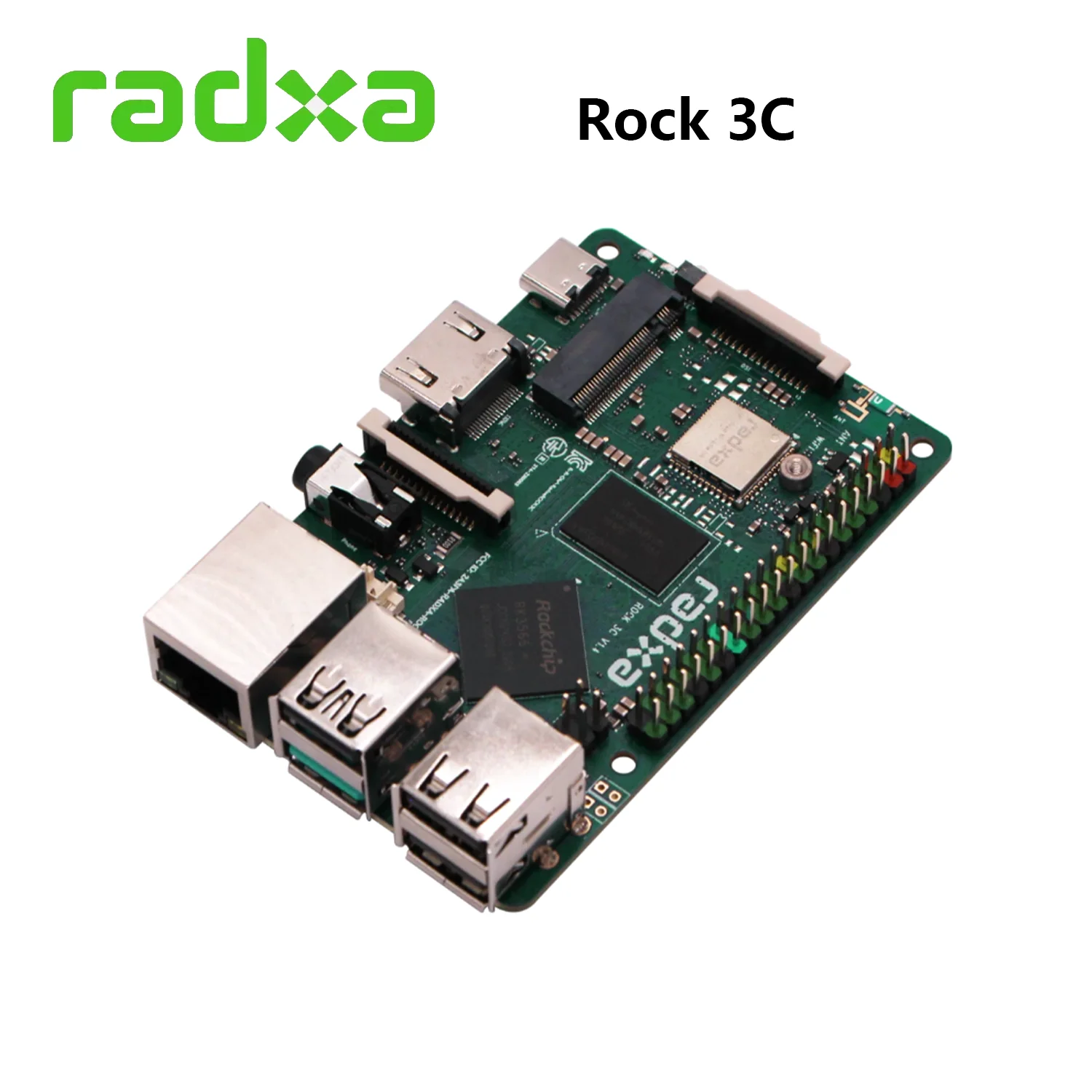 Imagem -04 - Placa de Desenvolvimento Radxa Rock 3c Braço Quádruplo Rk3566®córtex Córtex®a55 Armv8 Suporte de 64 Bits 1.6ghz 4k