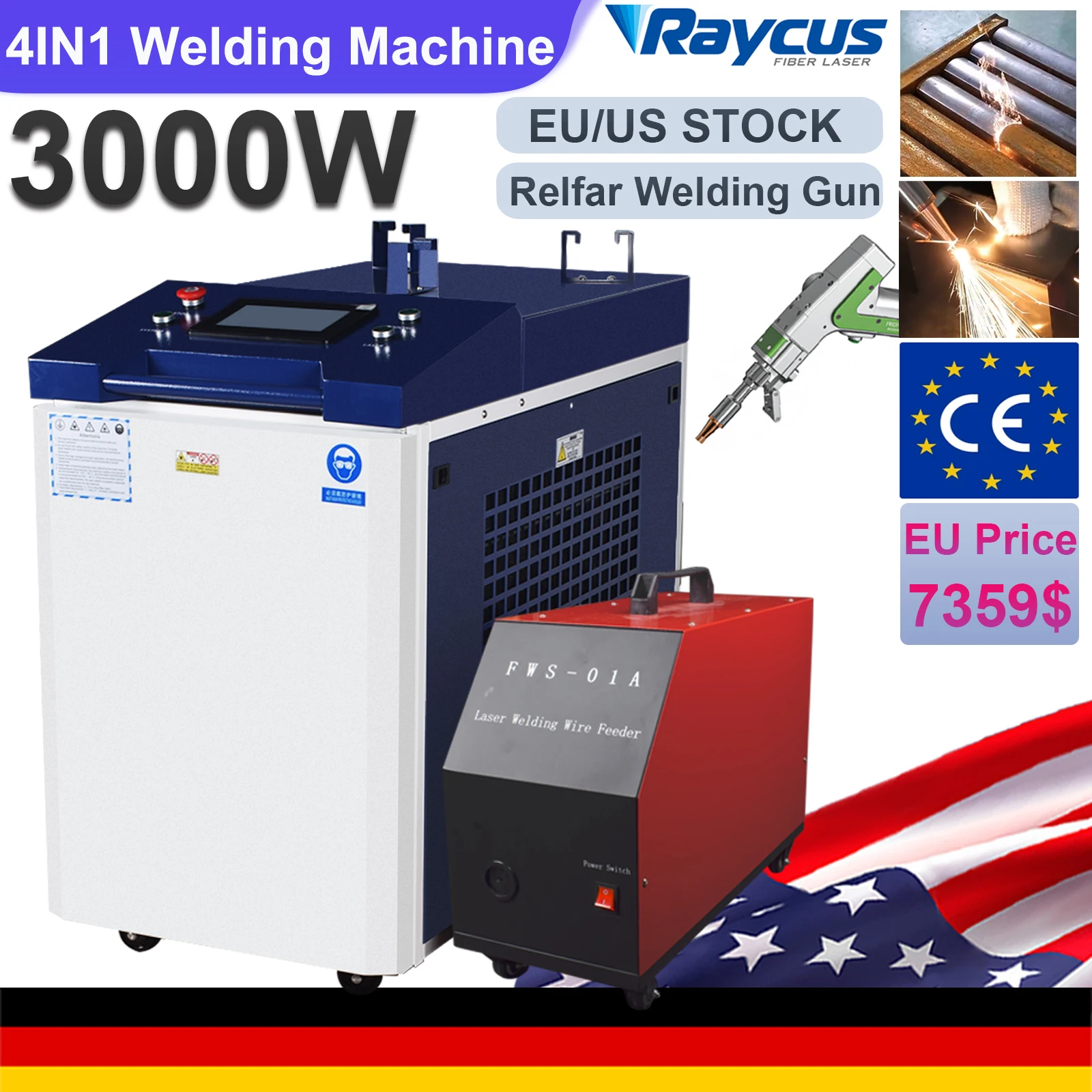 Laser Welder 3000W Fiber - 3000W Laser Welder 3KW Fiber Laser