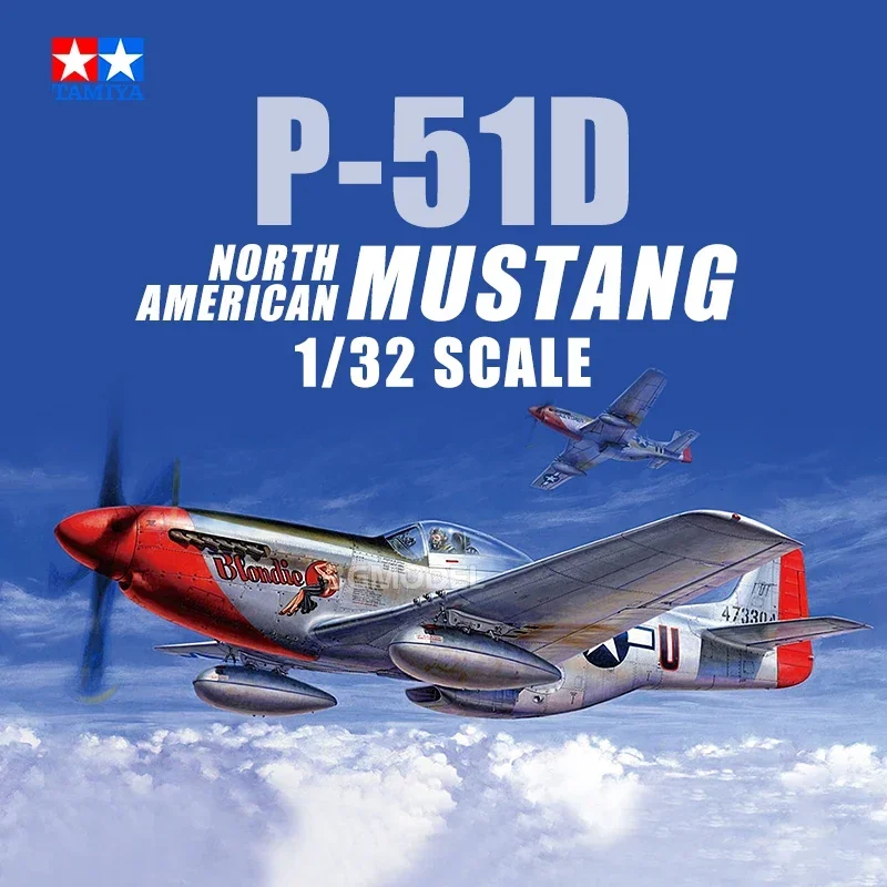 TAMIYA ประกอบเครื่องบินโมเดลชุด 60322 North American P-51D Mustang Fighter 1/32