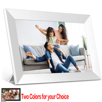FRAMEO Digital Photo Frame WiFi 32GB 10.1 Inch 1280x800 IPS Touch Screen Digital Picture Frame Easy Setup Share Photo or Video