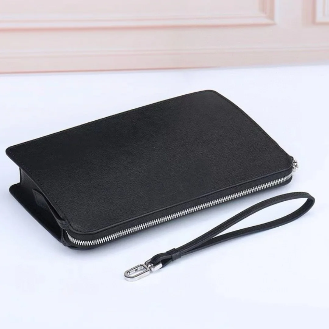 Luxury Brand Men's Bag Business Clutch Classic Style Genuine Leather Suitable for Business Occasions High-end Gift 1D2056