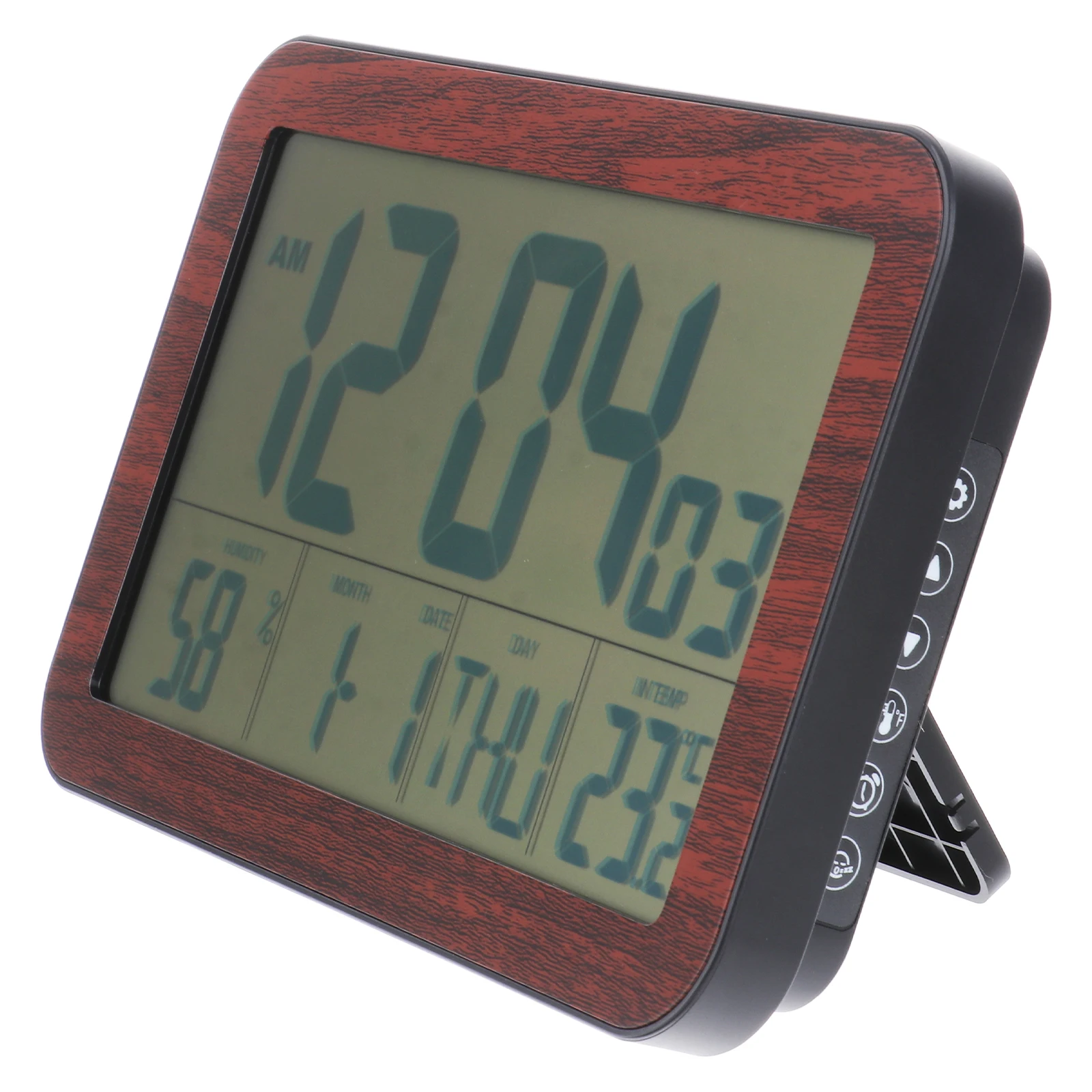 

Digital Wall Electronic Perpetual Calendar For Home Office Bedroom Decoration Self-Adjusting Temperature Humidity Plastic Alarm