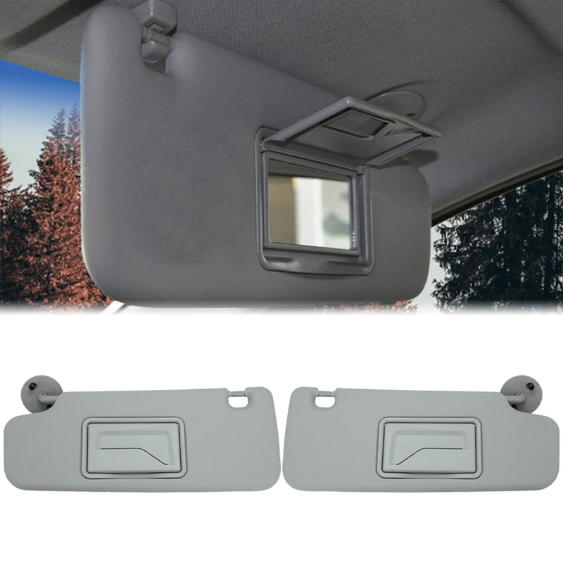 Pare-soleil avec miroir pour magasins automobiles, pare-soleil côté droit, pare-soleil pour Chevrolet Aveo Spark Daewoo Matiz oral y Sonic 2012-2020