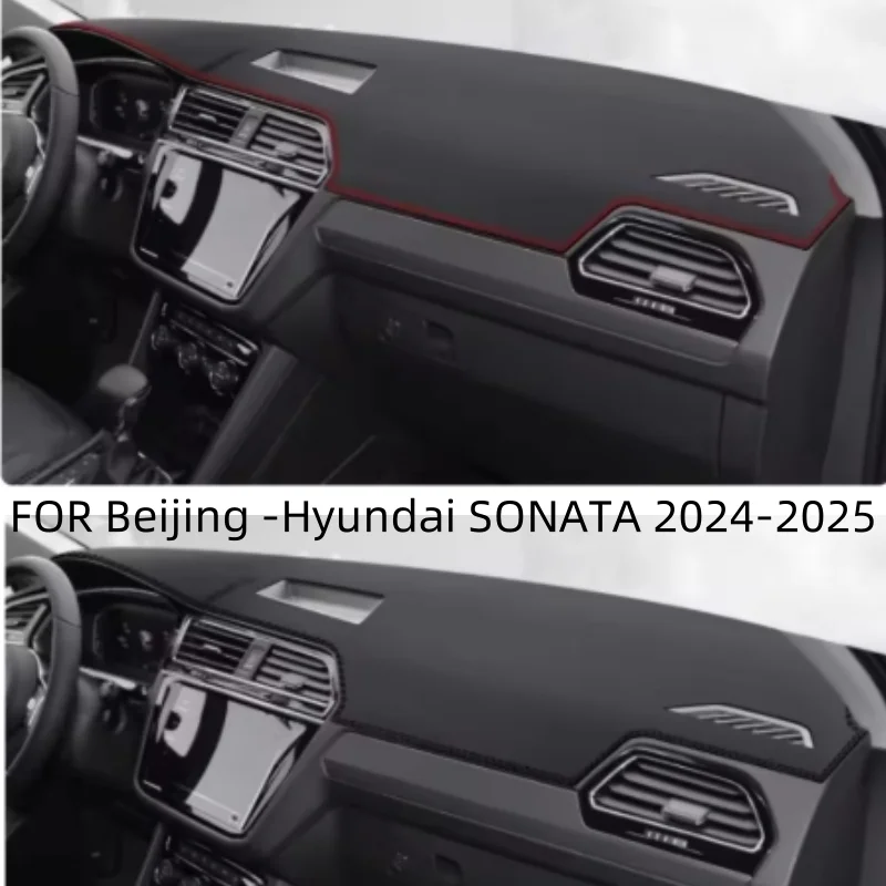

FOR Beijing -Hyundai SONATA 2024-2025 Car Dash Mat Dashmat Dashboard Mat Cover Sun Shade Dash Board Cover Carpet Accessories