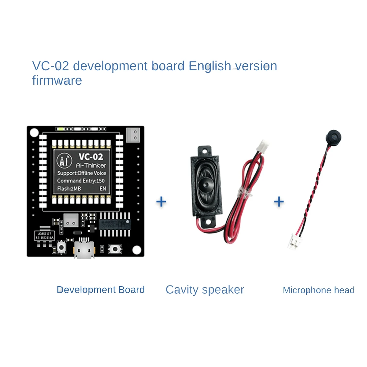 VC-02-Kit AI Intelligent Offline Voice Heroes Control Tech Development Board