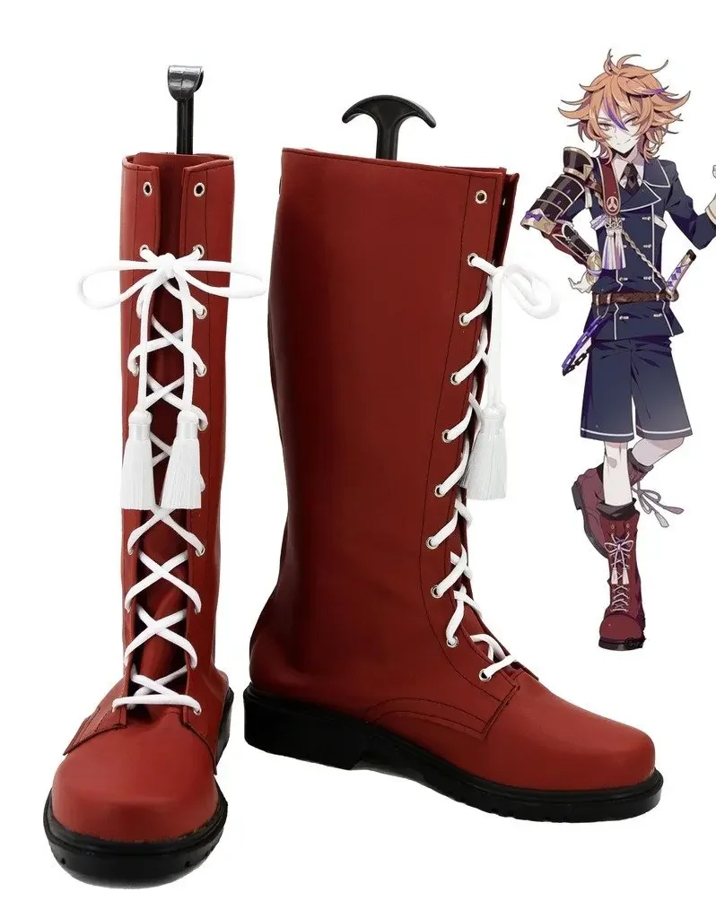 

Touken Ranbu Online Game Gotou Toushirou Cosplay Shoes Boots Custom Made