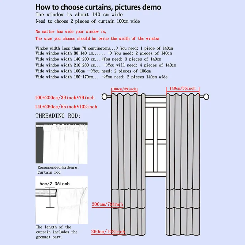 Moderno Gradiente Poliéster Cortina, Pole Piercing, Gaze Fina, Cortinas para Sala de Estar, Quarto, Decoração Cozinha, 1 Painel