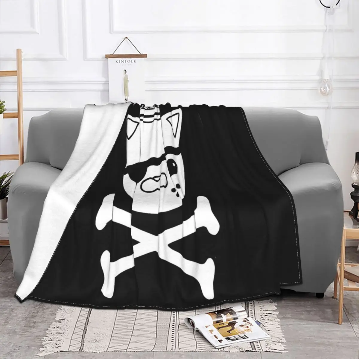 Kwazii Krossbones Anime Bedroom Quilt For Bed Custom Blanket Personalized Throw Blanket