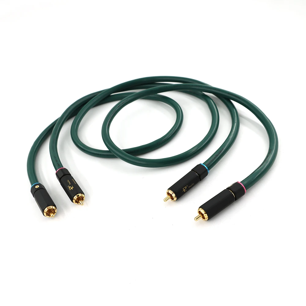 Hifi pair Furukawa Alpha series FA-220 OCC rca audio cable Amplifier CD DVD player Speaker PR-109 Gold  RCA interconnect cable