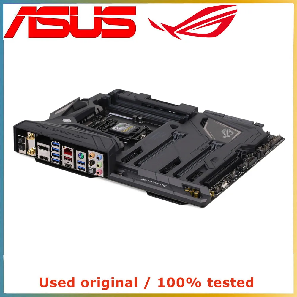 Imagem -06 - Asus-rog Maximus Vii Formula Placa-mãe do Computador Lga 1151 Ddr4 64g Intel Z170 Desktop Mainboard M.2 Nvme Pci-e 3.0 X16