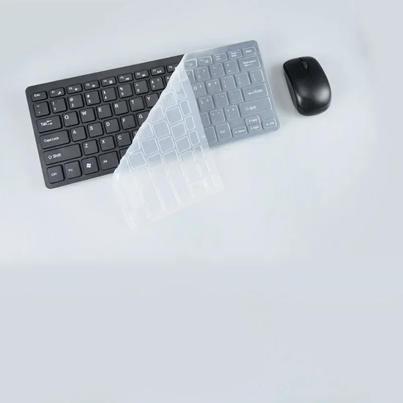 Para 2.4g teclado sem fio mouse conjunto teclado silencioso e mouse combo kit ultra fino teclados com película protetora para portátil p