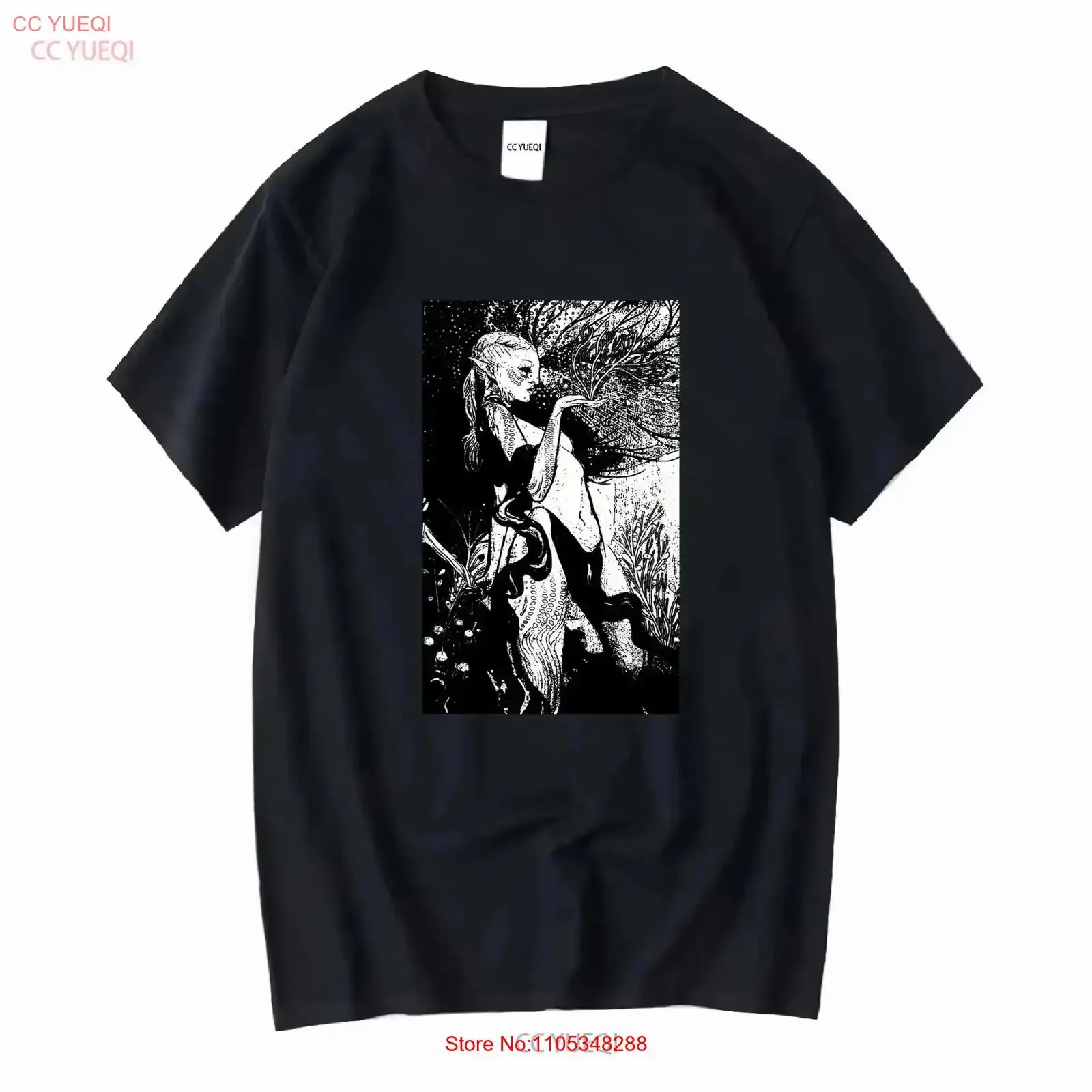 Dragon Age Elf Heavy Cotton T Shirt High Quality Fabric 3 Colors Gaming Merch Inquisition Tarot Card vintage Washed Soft