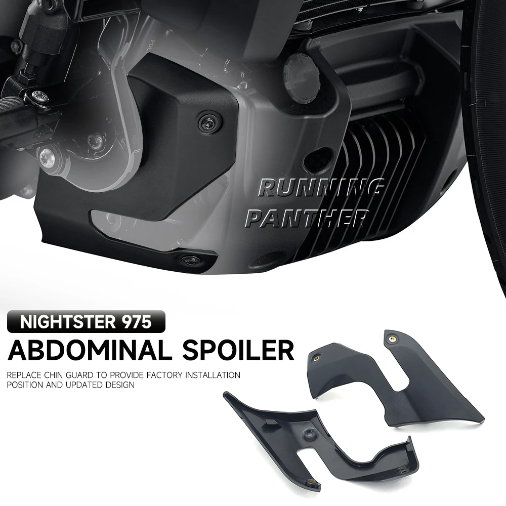 Motorcycle Front Belly Lower Spoiler Chin Fairing Guards Mudguard Cover For Harley Nightster 975 RH 975 RH975 2022 2023 New