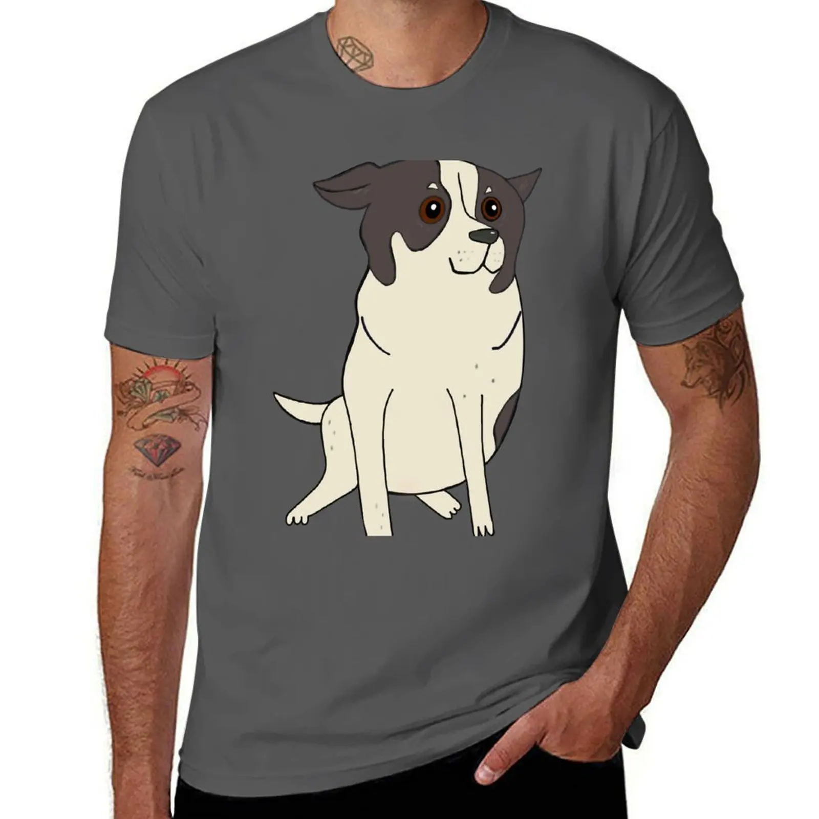 “Captain Spotty” the cute Chihuahua x Foxy dog T-Shirt Summer Festival T-Shirt