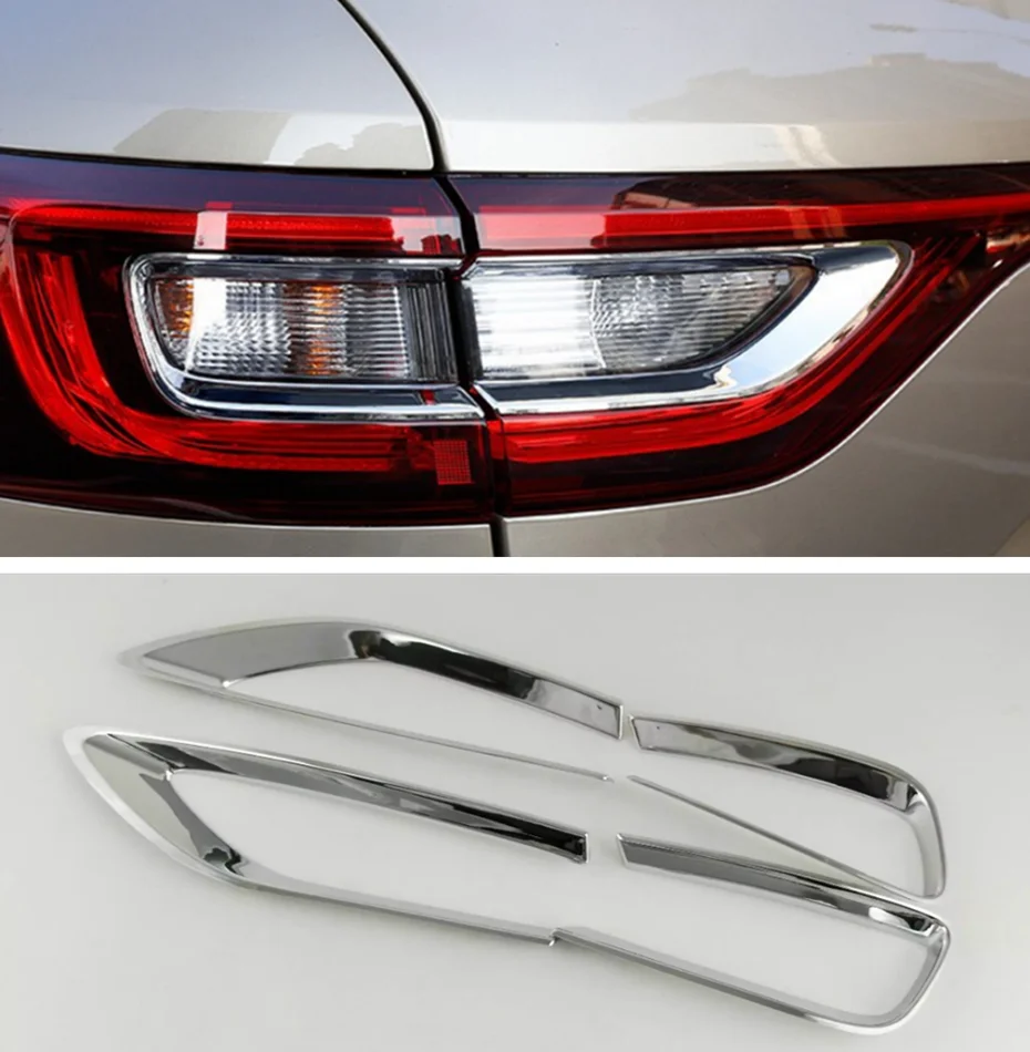 

For Renault Koleos 2017 2018 2019 2020 ABS Auto Accessories Rear Tail Trunk Lights Lamps Decoration Cover Trim Car Stickers