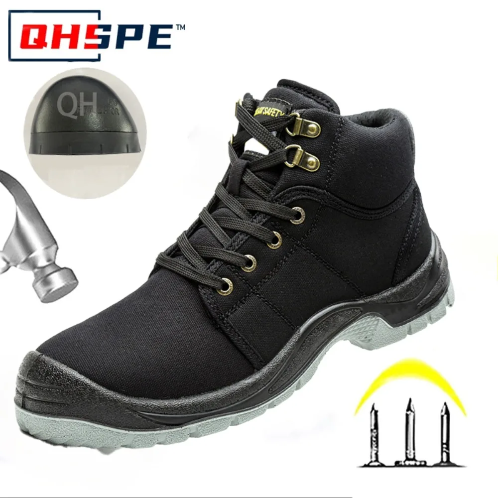 

Thick Protective Shoes Anti Smashing and Anti Piercing Factory Safety Protection Wear-resistant Men's Anti Slip Protective Shoes