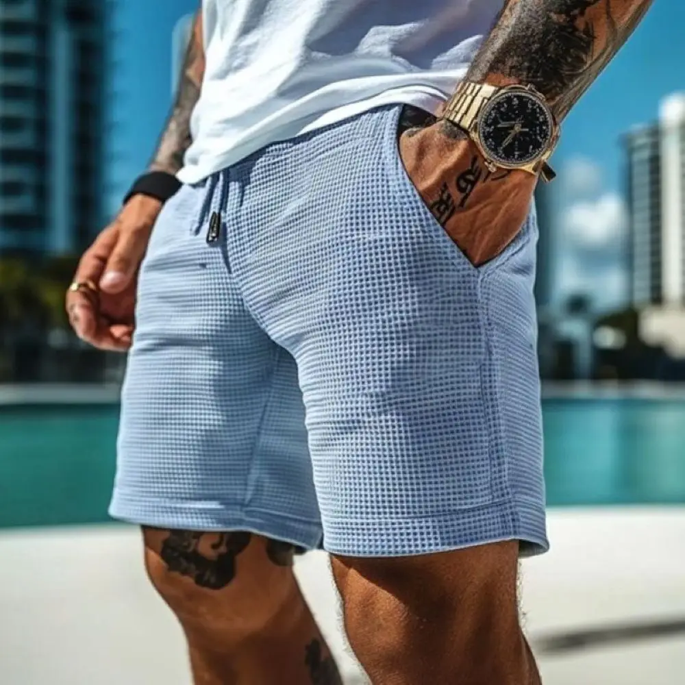 رجل الهراء متماسكة تصفح السراويل خمر نمط مطاطا الرباط الشاطئ المشي السراويل الصيف الراحة الشارع الشهير في الهواء الطلق