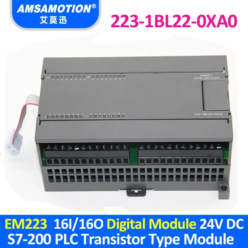 EM223 AMX 223-1BL22-0XA0 16I/16O Compatible S7-200 PLC Digital Module 6ES7223-1BL22-0XA0 Transistor Type 16 Input Output