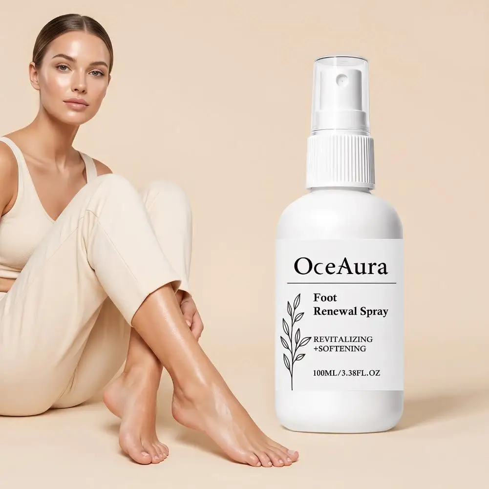 100ml Foot Renewal Exfoliating Botanical Spray Revitalize Soften Gentle Cleansing Caring Foot Skin Brand Advanced Feet Essence