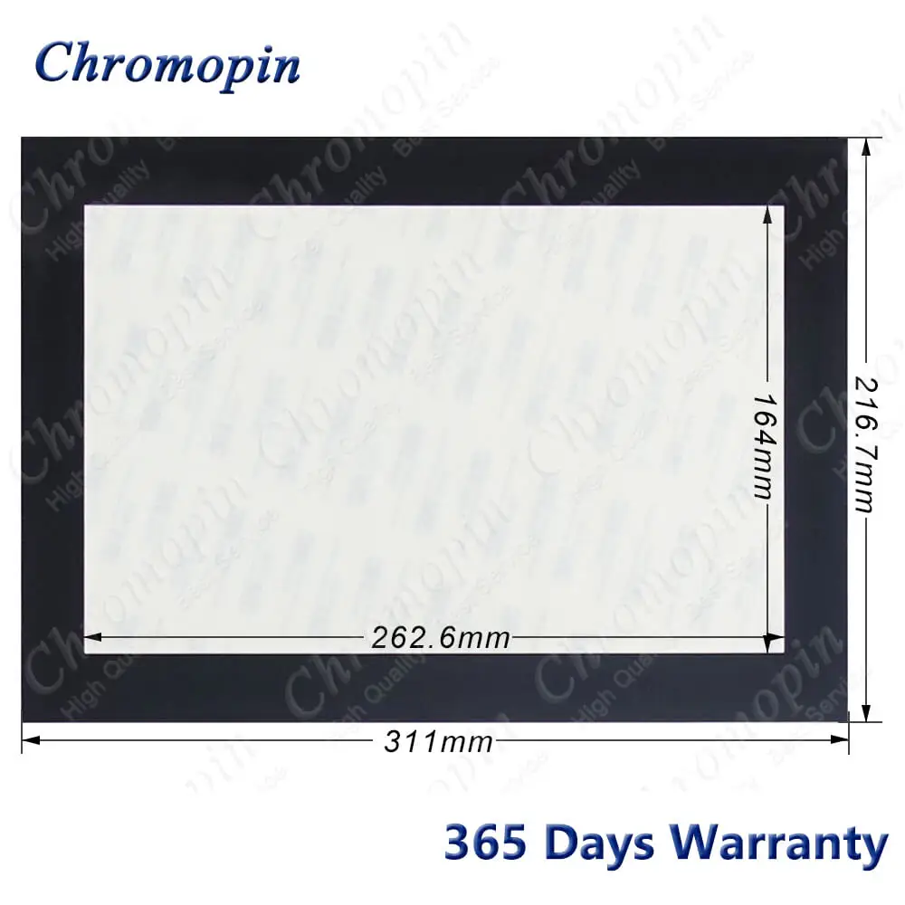 Touch Screen Panel Glass Digitizer for 6AV7230-0CA20-2BA0 Touchscreen 6AV7 230-0CA20-2BA0 with Protective Film Overlay