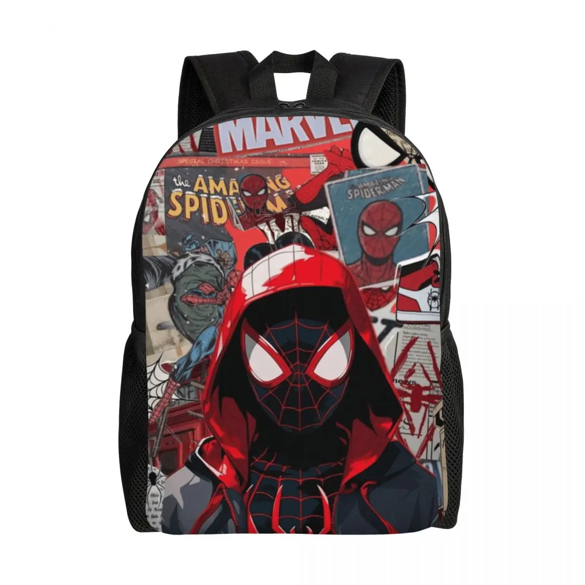 

Marvel Spider-Man Backpack, Women's Oxford Cloth Backpack, Men's School Bag, Travel Backpack, Laptop Backpack