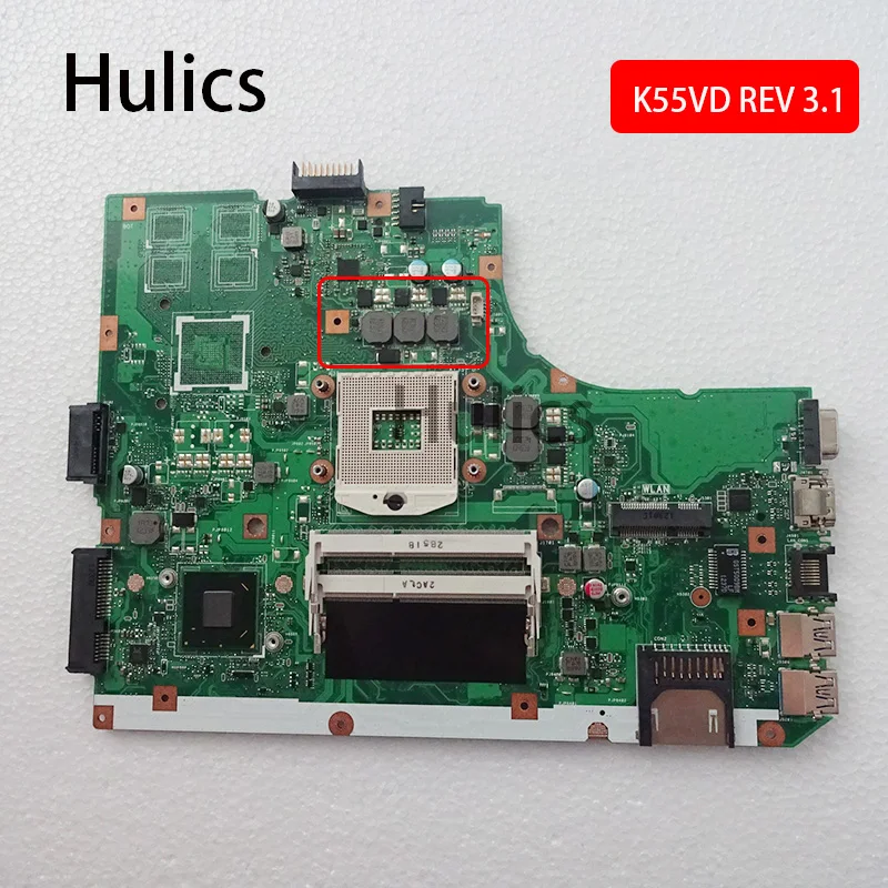 

Материнская плата Hulics б/у REV 3,1 для Asus K55A U57A K55VD