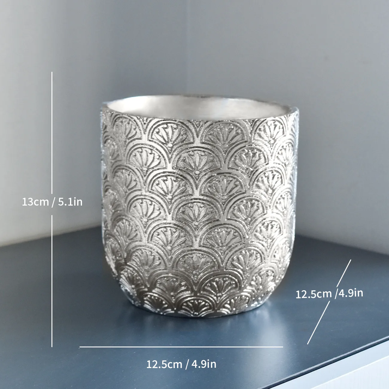 New luxury resin flowerpot table decorative simple modern indoor DIY artificial flower decoration