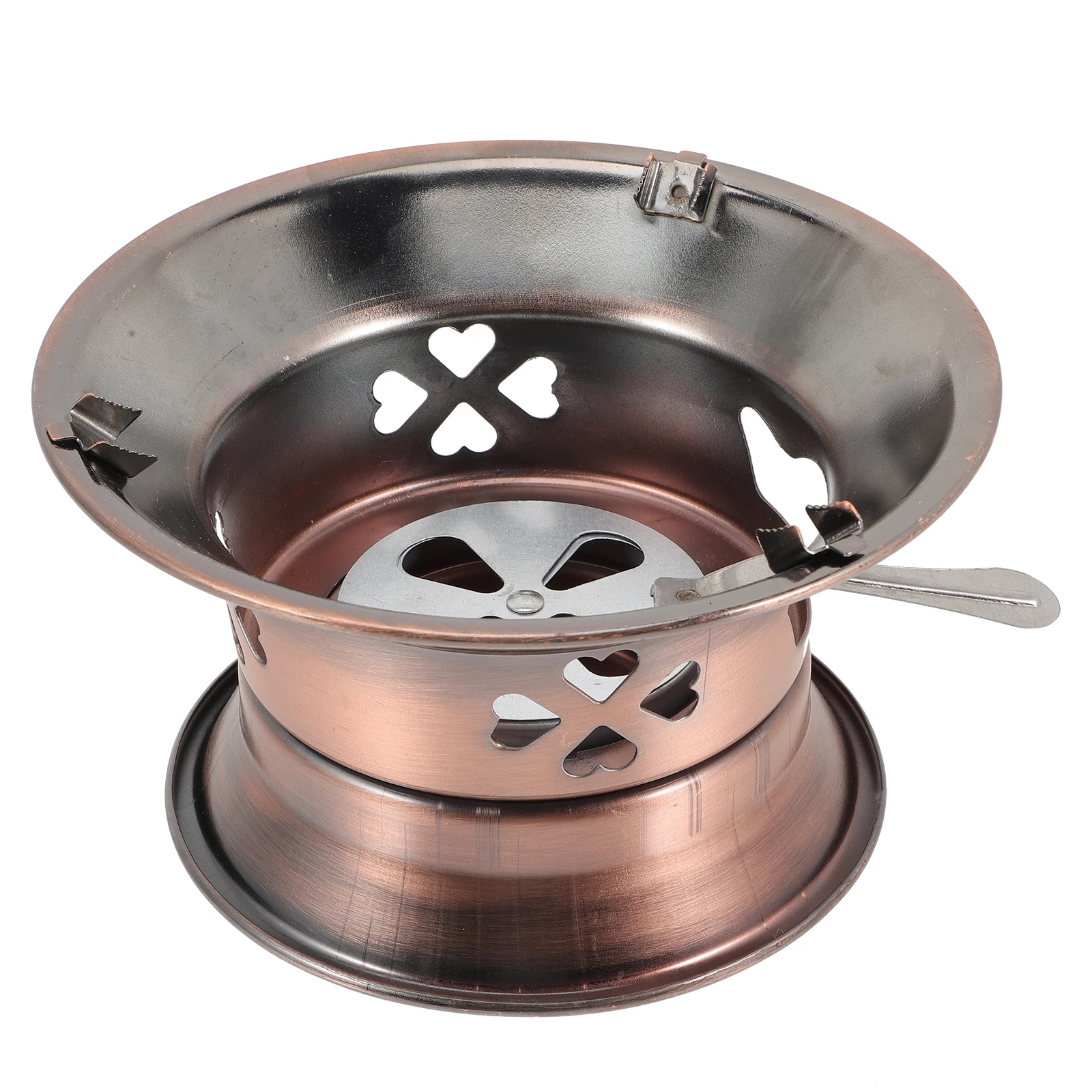 

Retro Alcohol Stove Stainless Steel Mini Heater Portable Camping Cooking Gear Lightweight Metal Stove Outdoor Accessories