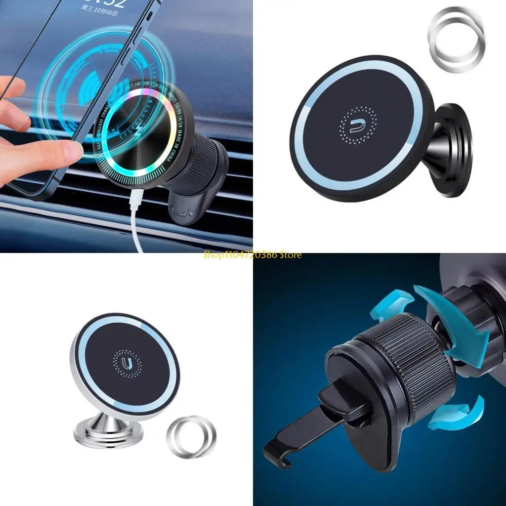 

K0EA Автомобильный кронштейн для крепления на 360 градусов Нескользящая регулируемая подставка для приборной панели на лобовом в